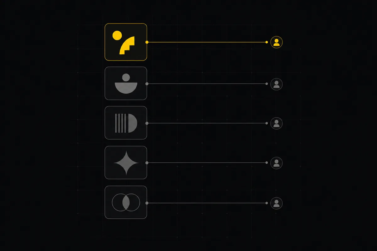 The agent roster in an Utter workspace showing connected AI agents and their status