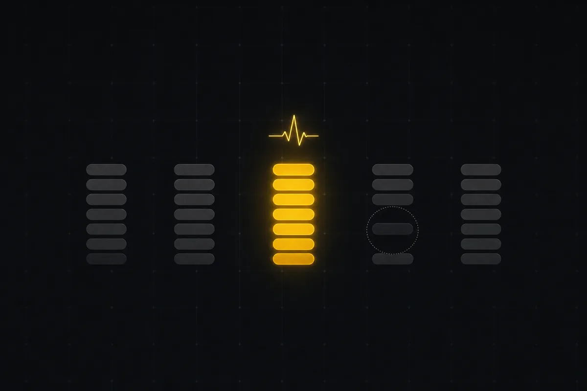 Agent session states in Utter: pending, running, needs input, review, done